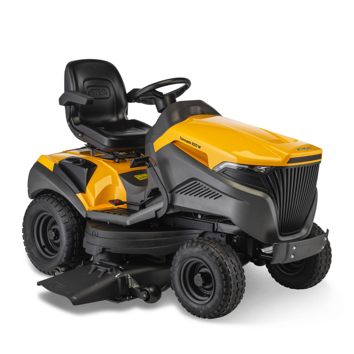 Stiga Tornado 9121 W Side-Discharge V-Twin Garden Tractor with Hydrostatic Drive - Main Image - Right Facing.