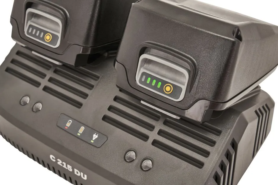 Stiga C 215 DU 20v ePower Twin-Port Battery Charger | 271021100/21