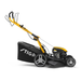Stiga Combi 748 S - Side View - Right Facing with Handlebar-Height Raised.