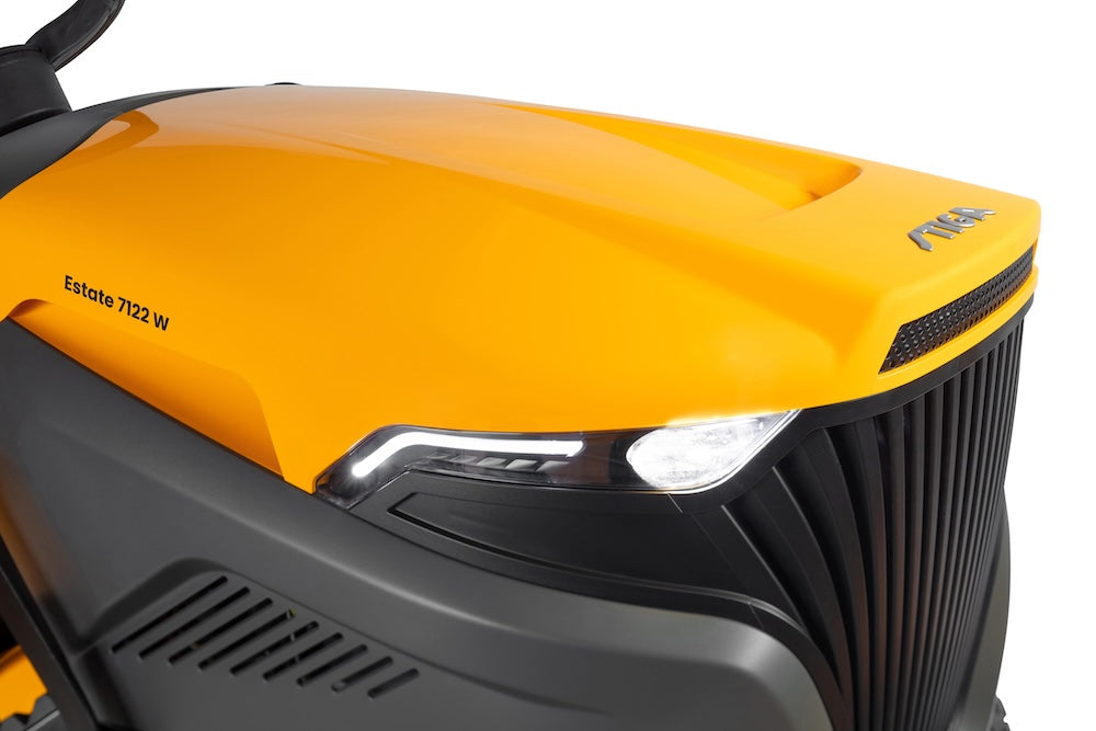 Stiga Estate 7122 W Rear-Collect V-Twin Garden Tractor with Hydrostatic Drive