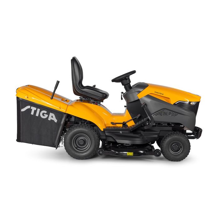 Stiga Estate 7122 W Rear-Collect V-Twin Garden Tractor with Hydrostatic Drive