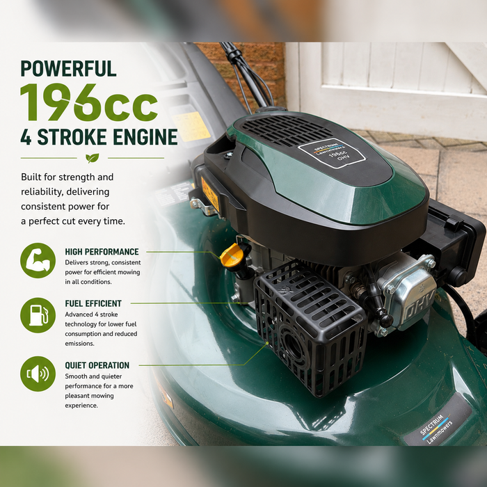 Spectrum TG56PD Self-Propelled Petrol Lawn Mower (56cm)