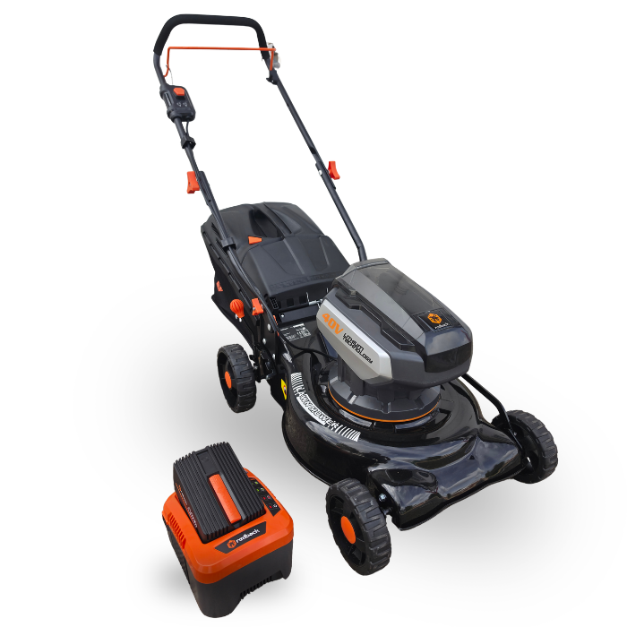 Redback E142C 40v Hand-Propelled Cordless Lawnmower (inc Battery and Charger)