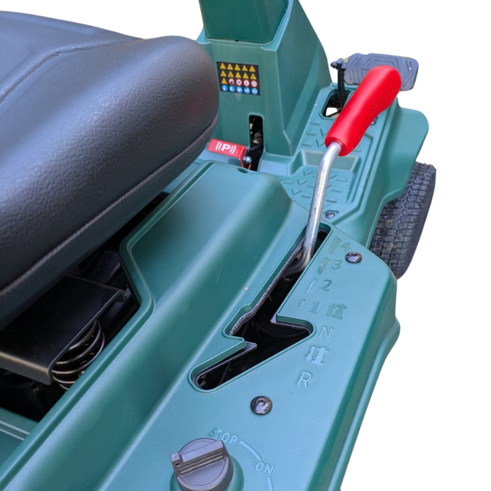 Spectrum DC24-4 Ultra-Compact Rear-Collect/Side-Discharge Ride-On Mower with Manual Drive