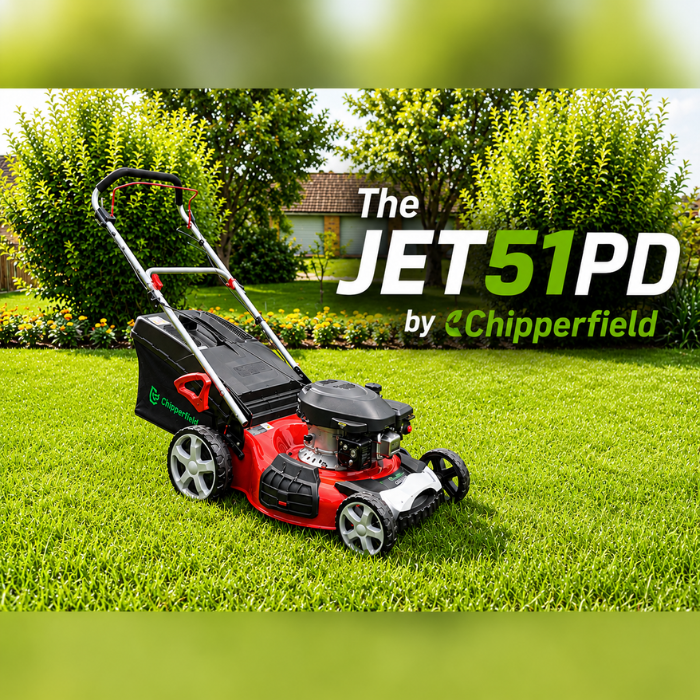 Chipperfield JET51AD Self-Propelled 3-In-1 Petrol Lawn Mower (51cm/ 20")