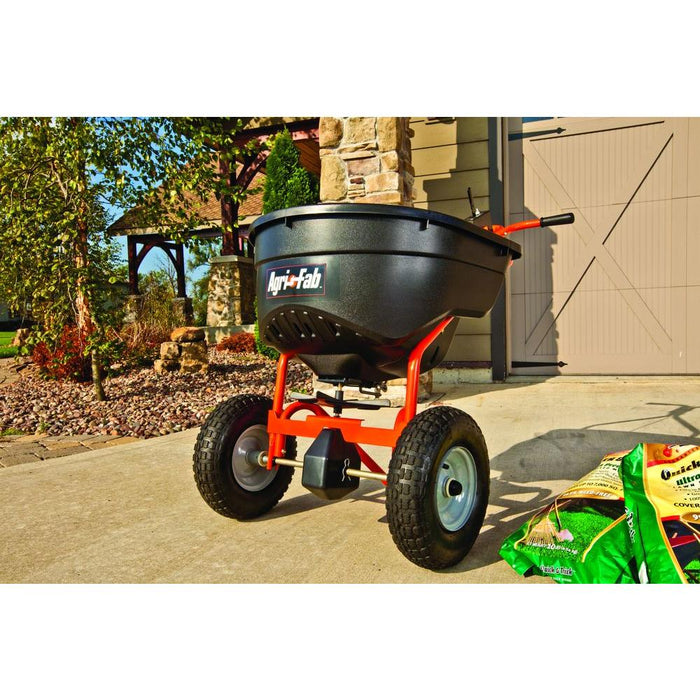 Agri-Fab 56kg-Capacity Hand-Propelled Broadcast Spreader | 45-0462