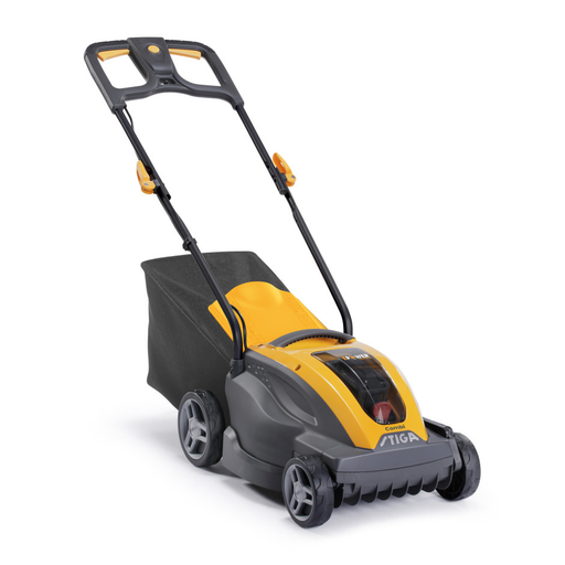 Stiga Combi 336e 48v 3-in-1 Hand-Propelled Cordless Lawnmower - Right Facing