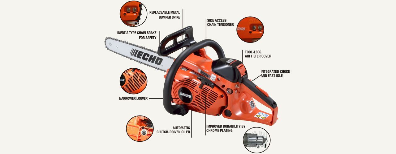Echo CS-362WES Petrol Chainsaw (35cm Guide Bar)