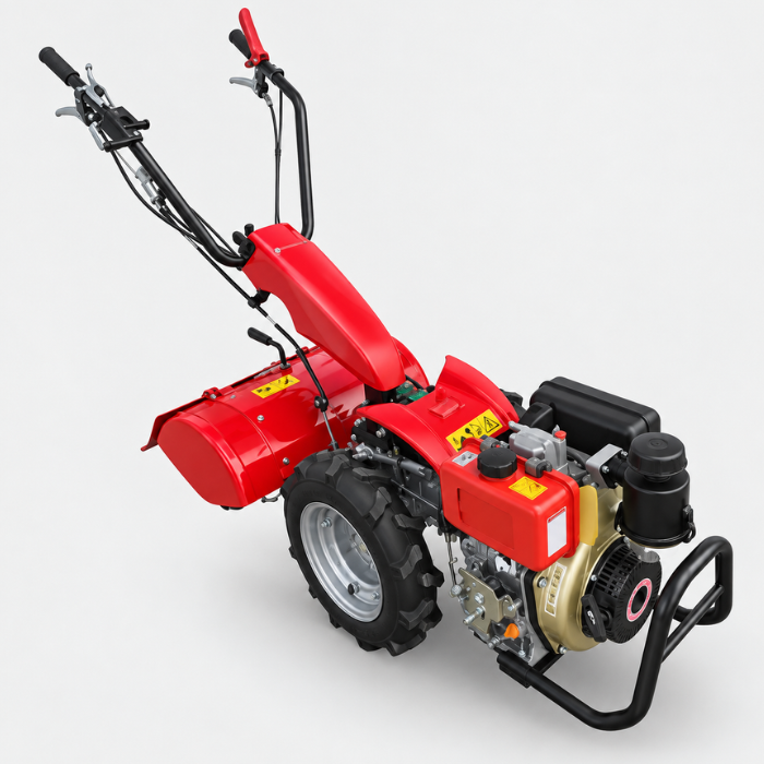 Chipperfield HCT296D - 2 Wheel Multifunctional Tractor with Cultivator Attachment
