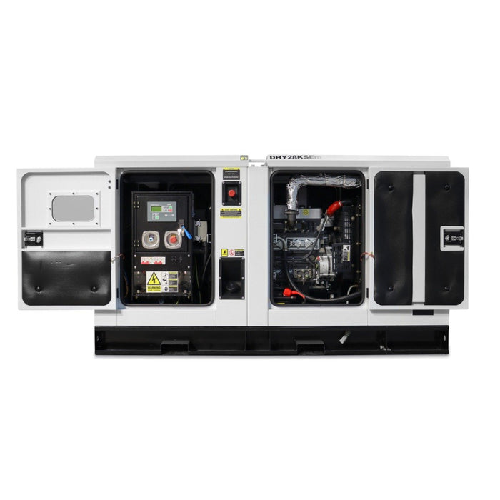 Hyundai 22,000w/1500rpm 3-Phase Diesel Generator | DHY28KSE