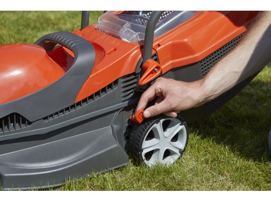 Flymo Chevron 32VC Electric 4-Wheel Roller Lawnmower