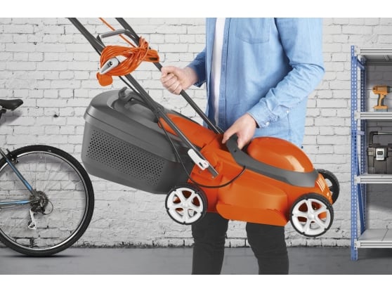 Flymo EasiStore 300R Electric 4-Wheel Roller Lawnmower