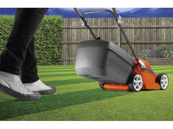 Flymo EasiStore 300R Electric 4-Wheel Roller Lawnmower