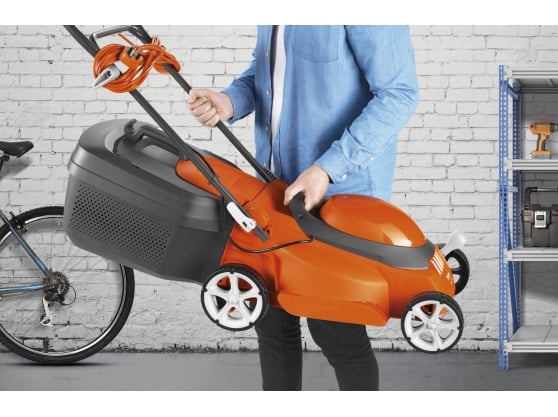 Flymo EasiStore 340R Electric 4-Wheel Roller Lawnmower