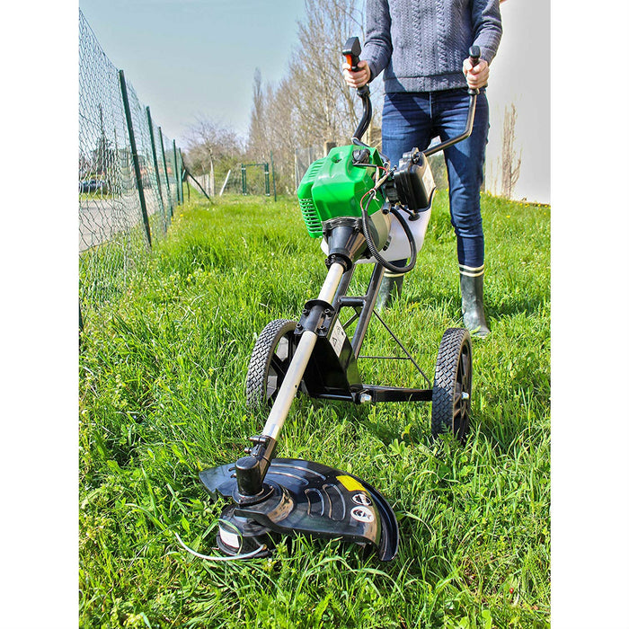 TCK Gofer 2-in-1 Petrol Mini Tiller & Wheeled Grass-Trimmer