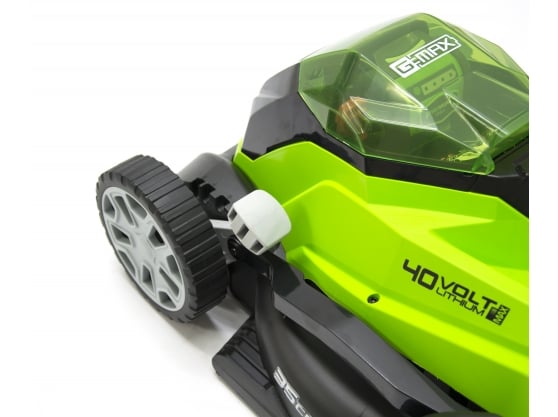 Greenworks G40LM41K2X 40v/41cm Cordless Lawnmower (Inc. 2 x 2Ah Batteries & Charger)