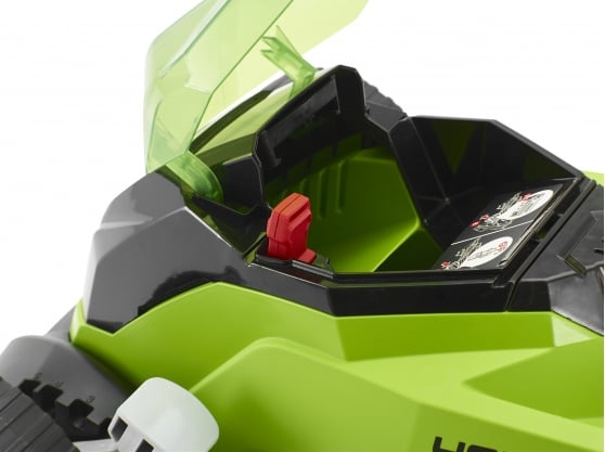 Greenworks G40LM41K2X 40v/41cm Cordless Lawnmower (Inc. 2 x 2Ah Batteries & Charger)