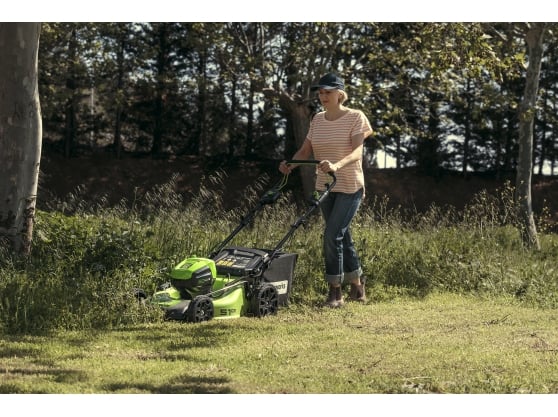 Greenworks GD60LM51SP 60v/51cm DigiPro 4-in-1 Self-Propelled Variable-Speed Cordless Lawnmower (Machine Only)