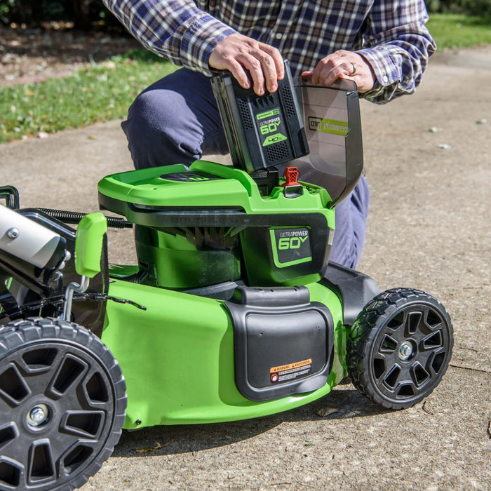 Greenworks GD60LM51SP 60v/51cm DigiPro 4-in-1 Self-Propelled Variable-Speed Cordless Lawnmower (Machine Only)