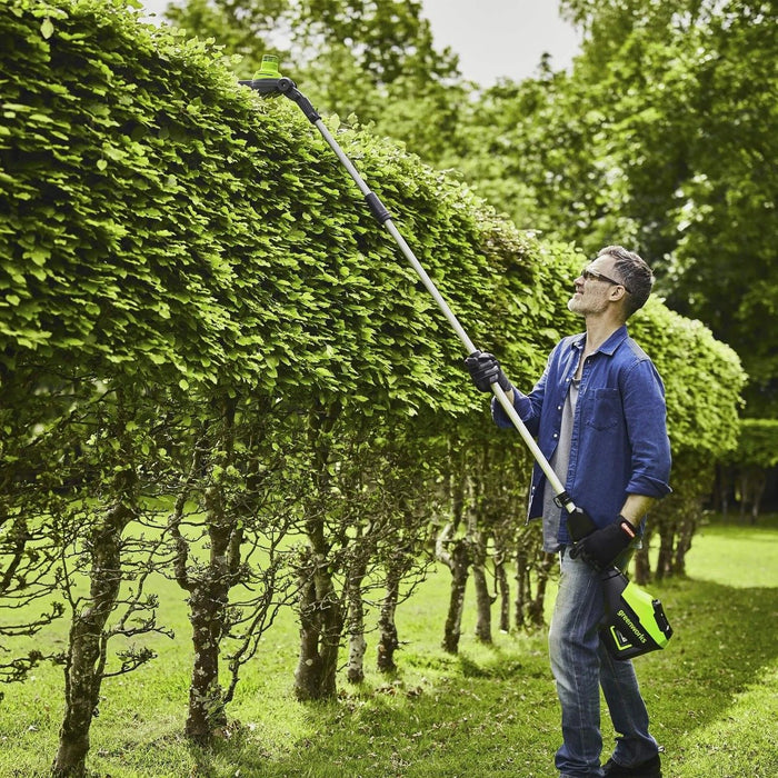 Greenworks GD60PHT51 60v DigiPro Cordless Long-Reach Hedgetrimmer (Tool Only)