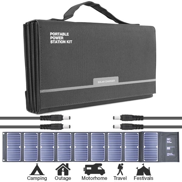Hyundai 60w Portable Solar-Powered Charging Unit | H60
