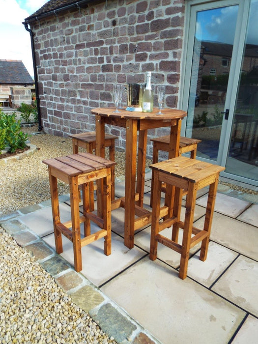 Charles Taylor 4-Seater Wooden Alfresco Bar Set | HB224