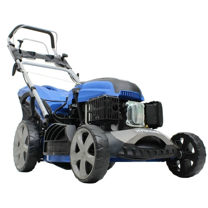Hyundai 196cc/51cm 4-in-1 Variable-Speed Petrol Lawnmower with Electric Start | HYM510SPE