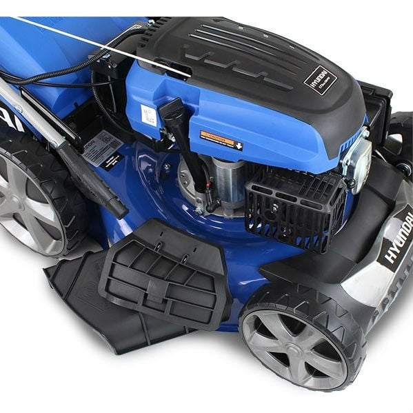 Hyundai 196cc/51cm 4-in-1 Variable-Speed Petrol Lawnmower with Electric Start | HYM510SPE