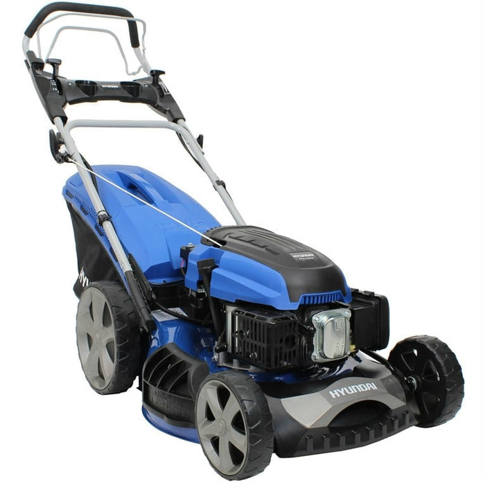 Hyundai 196cc/51cm 4-in-1 Variable-Speed Petrol Lawnmower with Electric Start | HYM510SPE