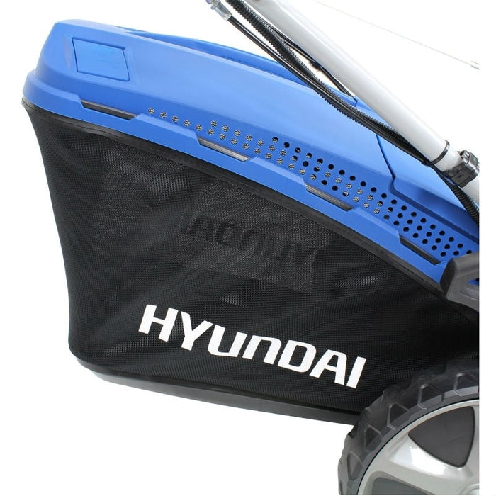Hyundai 196cc/51cm 4-in-1 Variable-Speed Petrol Lawnmower with Electric Start | HYM510SPE