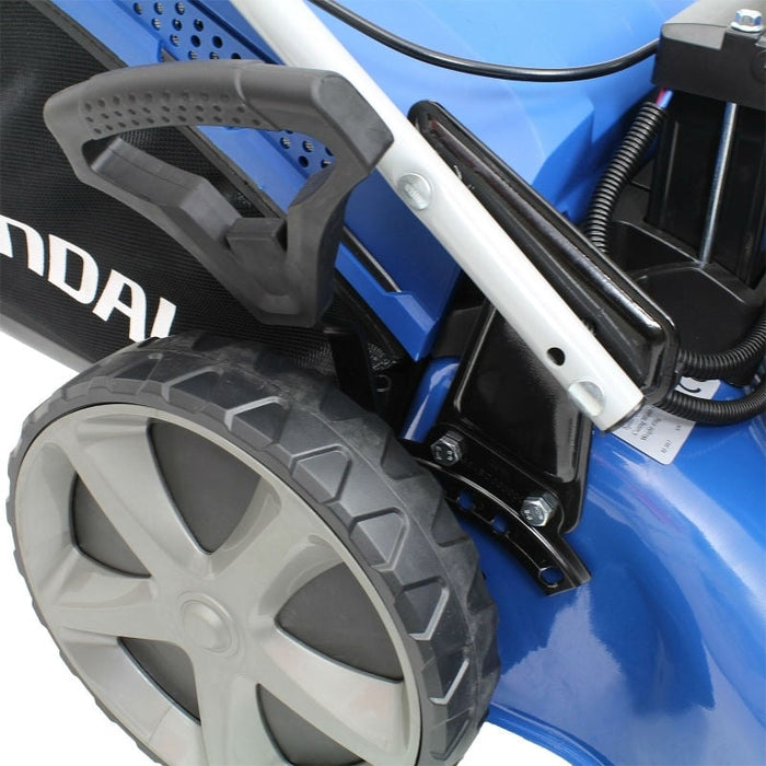Hyundai 196cc/51cm 4-in-1 Variable-Speed Petrol Lawnmower with Electric Start | HYM510SPE