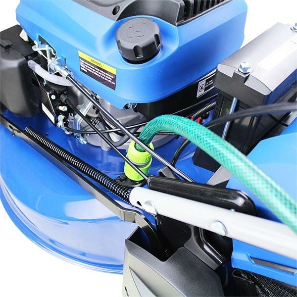 Hyundai Self-Propelled 196cc/53cm Petrol Roller Lawnmower with Electric Start | HYM530SPER