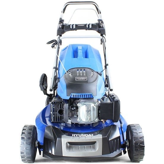 Hyundai Self-Propelled 196cc/53cm Petrol Roller Lawnmower with Electric Start | HYM530SPER