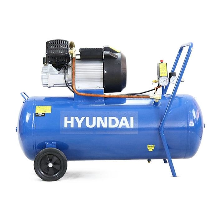 Hyundai 2200w/100-Litre V-Twin Electric Air-Compressor | HY30100V