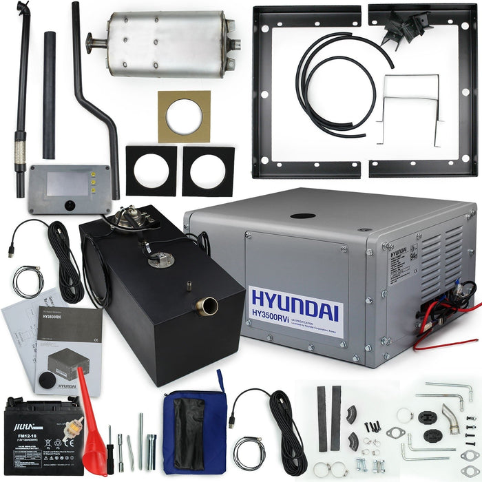 Hyundai 3500w Motorhome/RV Petrol Leisure Generator | HY3500RVi