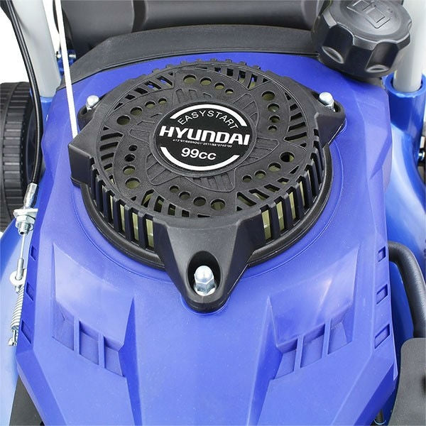 Hyundai 99cc/40cm Hand-Propelled Petrol Lawnmower | HYM400P