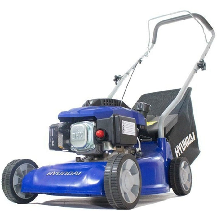 Hyundai 99cc/40cm Hand-Propelled Petrol Lawnmower | HYM400P