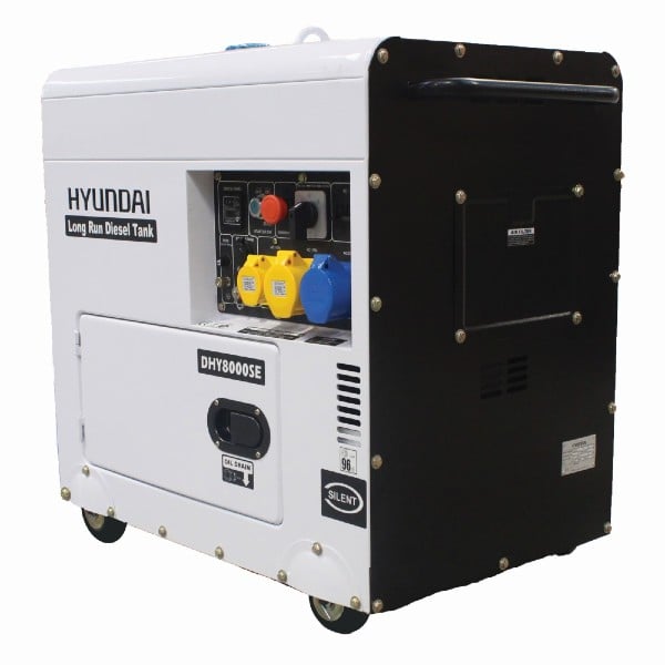 Hyundai 6000w Long-Run Diesel Generator | DHY8000SELR