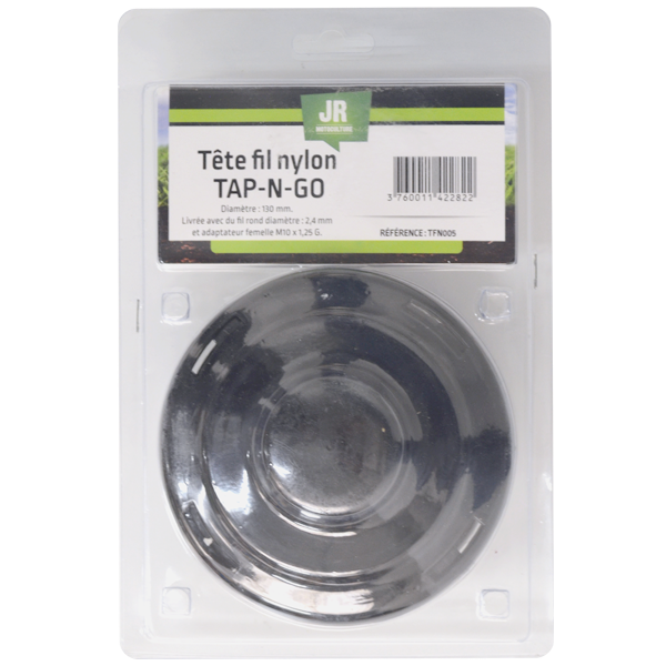 13cm Twin-Line Tap & Go Cutter-Head for 30-35cc Brushcutters - Contains 2.4mm Round Line- JR TFN005