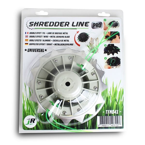 Universal Pro Combi Quad Line-Head with Blade for 35-50cc Brushcutters - JR TFN041