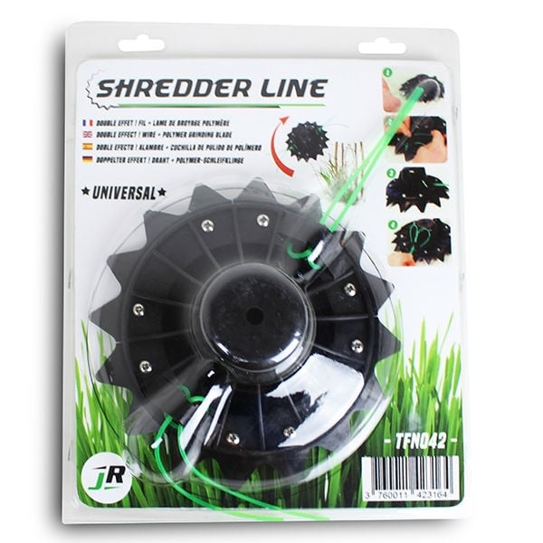 Universal Pro Combi Quad Line-Head with Blade for 30-40cc Brushcutters - JR TFN042