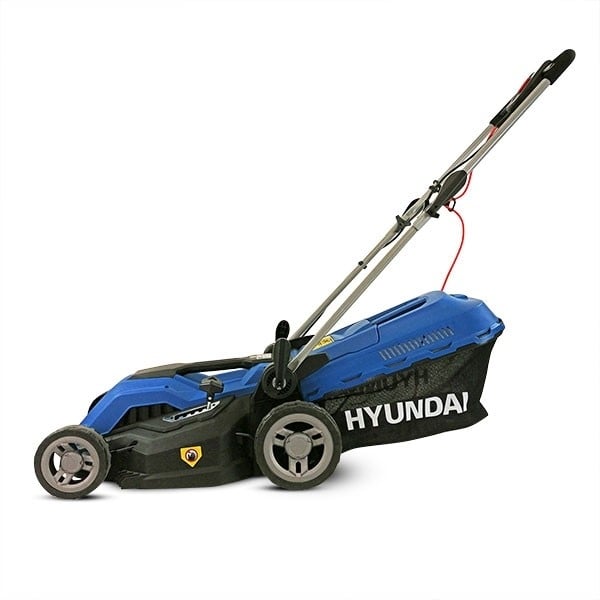 Hyundai 1600w/38cm Electric 4-Wheel Rear-Roller Mulching Lawnmower | HYM3800E