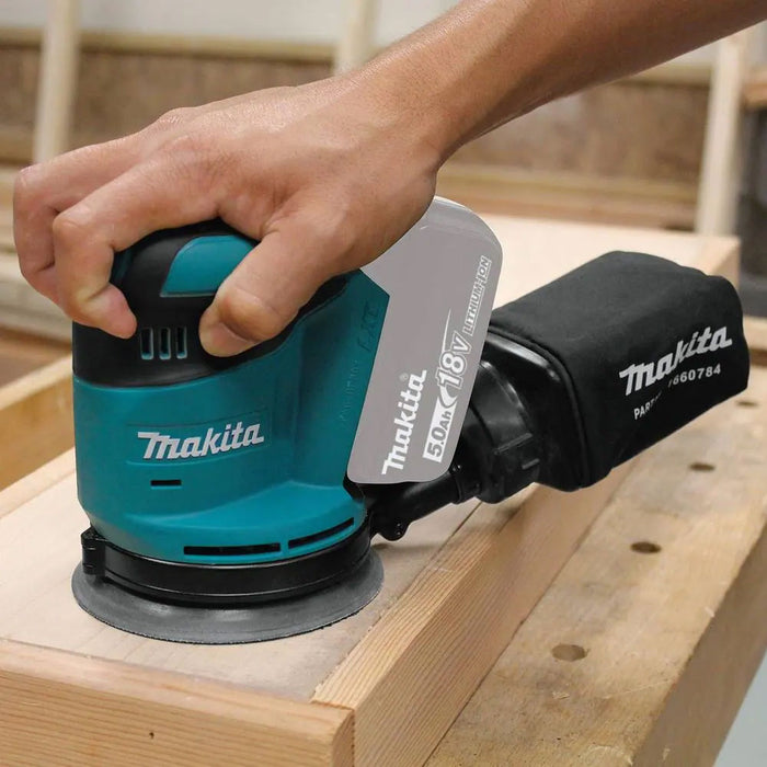 Makita DBO180Z 18V LXT Li-ion Cordless 125mm Random Orbit Sander (Body Only)