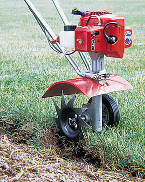 Mantis MA32220004 Edger Attachment - In Use