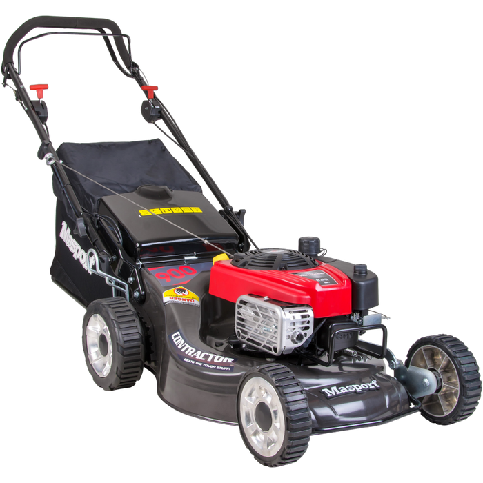 Masport Contractor 21 3-in-1 Variable-Speed Petrol Lawnmower with Low-Vibration Handlebar