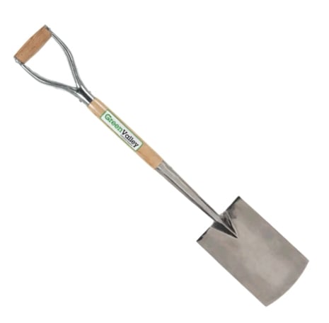 MD Green Valley Stainless Steel Garden Spade