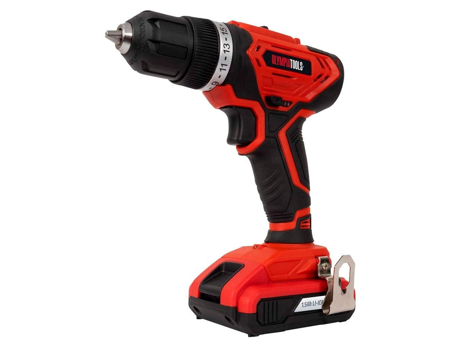 Olympia Power Tools DD20VLI Cordless Drill Driver 20V 1 x 1.5Ah Li-ion