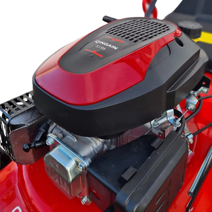 Spectrum Qingain QG18P Hand Propelled Petrol Lawnmower - WITH FREE BLADE WORTH £24.95!