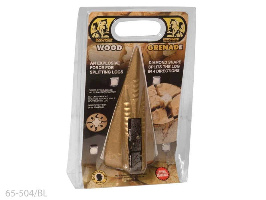 Roughneck Wood Grenade Log-Splitting Wedge | Single Pack | 65-504/001