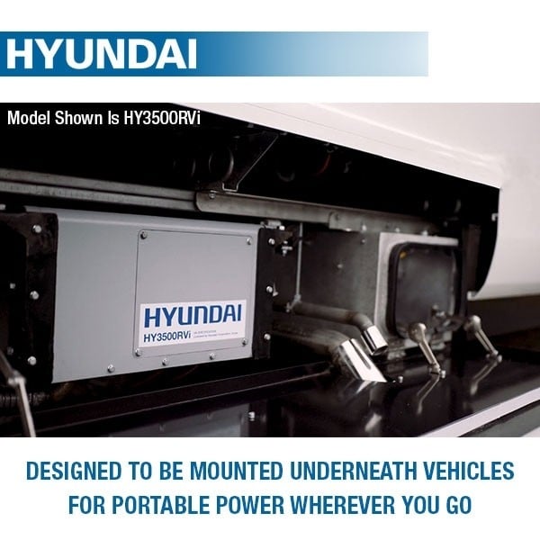 Hyundai 3500w Motorhome/RV Petrol Leisure Generator | HY3500RVi